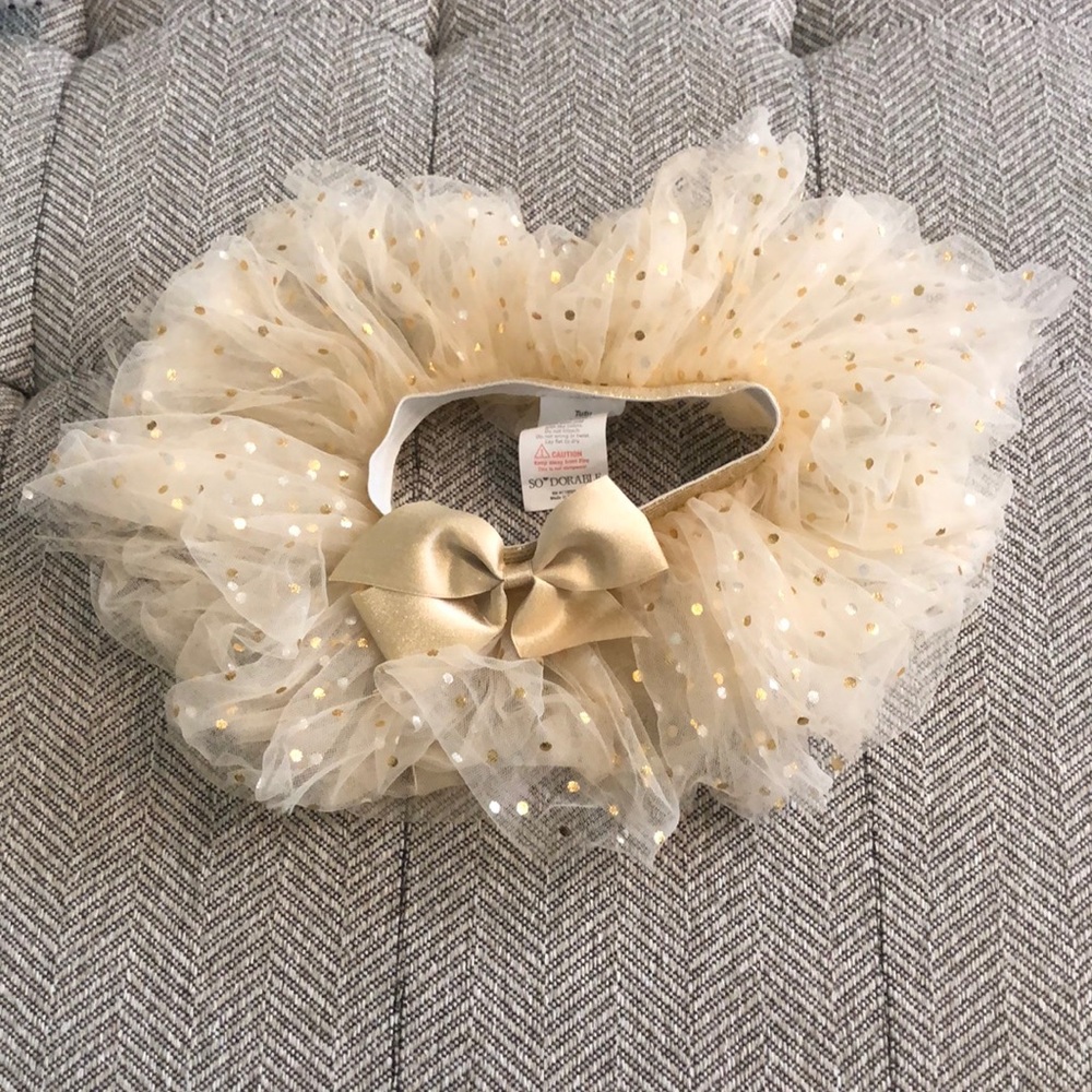 SO ‘DORABLE 0-3M Gold Tutu